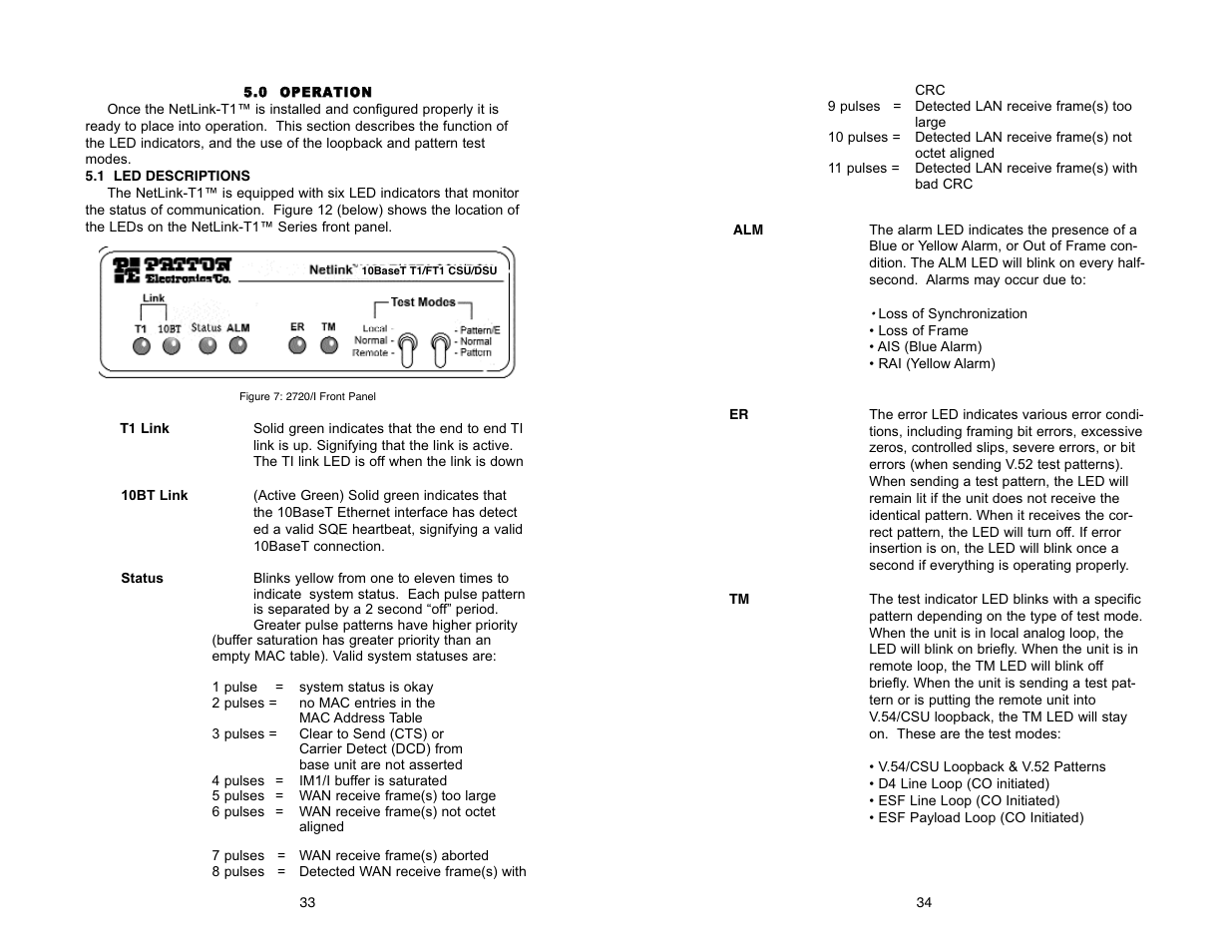 Patton electronic 2720/I Series User Manual | Page 35 / 48
