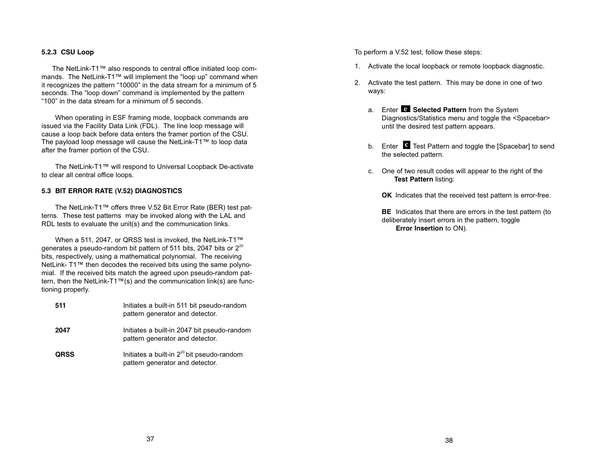 Patton electronic 2720/I Series User Manual | Page 38 / 48