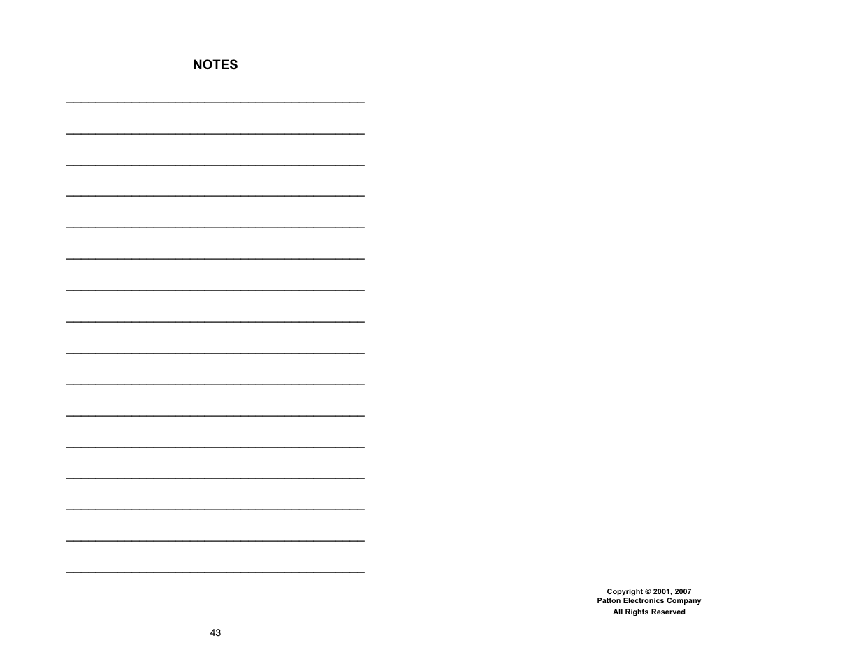 Patton electronic 2720/I Series User Manual | Page 48 / 48