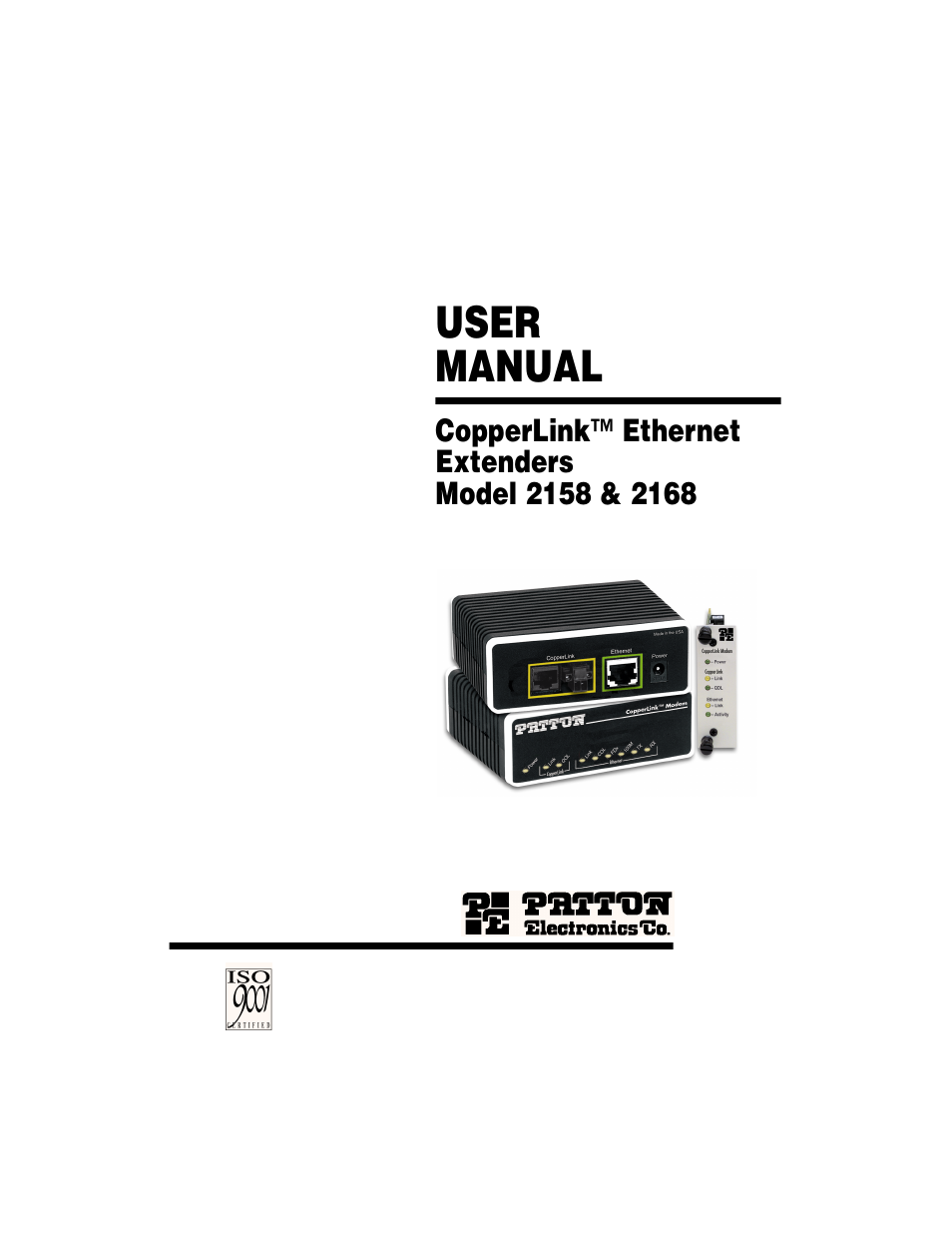 Patton electronic 2158 User Manual | 28 pages