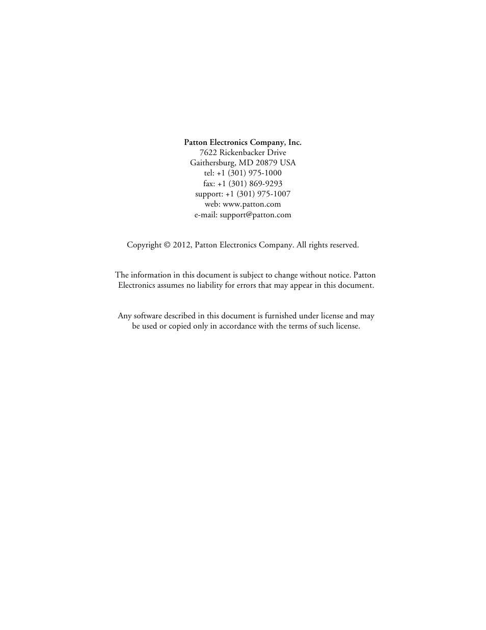 Patton electronic DIALFIRE 2977 User Manual | Page 2 / 59
