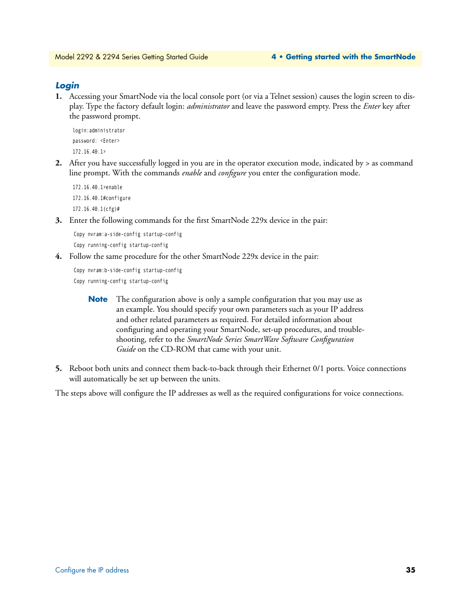 Login | Patton electronic SmartNode 2294 User Manual | Page 35 / 53