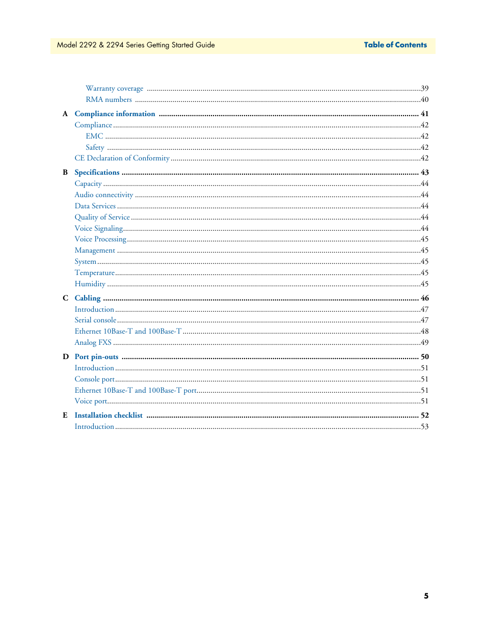 Patton electronic SmartNode 2294 User Manual | Page 5 / 53