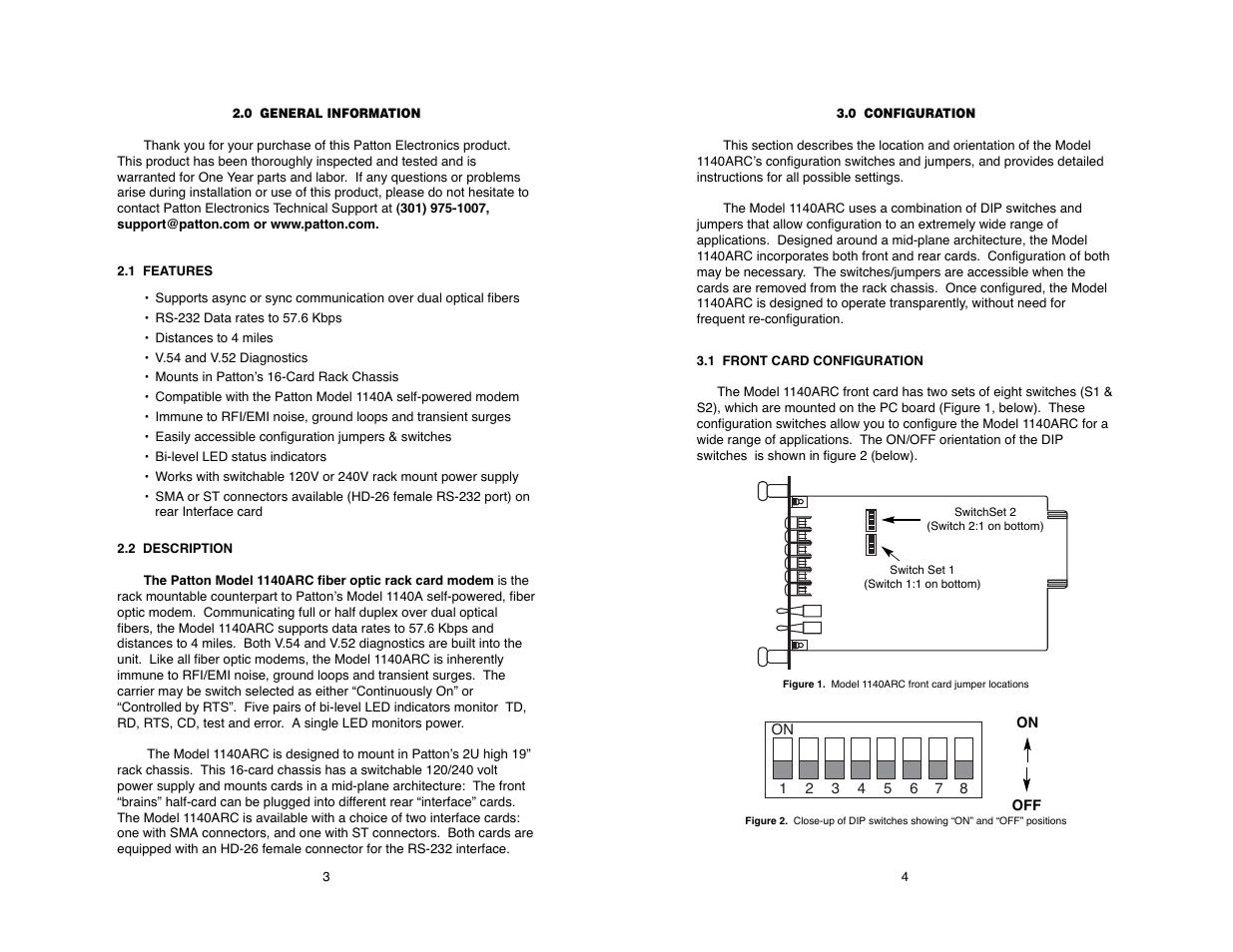 Patton electronic 1140ARC User Manual | Page 4 / 24