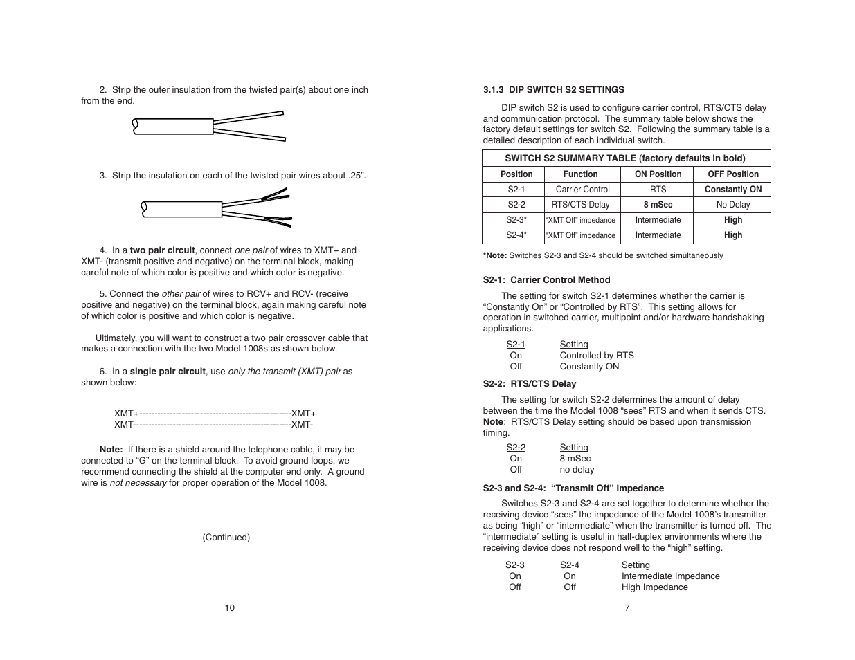 Patton electronic 1008 User Manual | Page 11 / 20