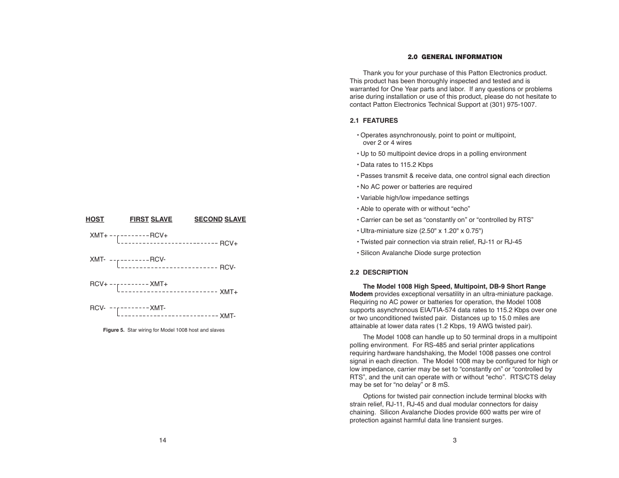 Patton electronic 1008 User Manual | Page 4 / 20