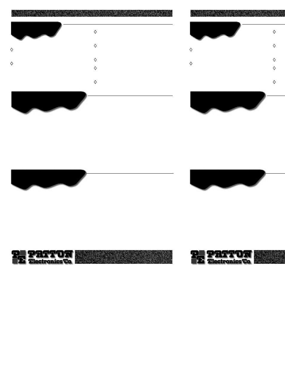 Rdering, Pecifications, Eatures | Patton electronic 2040 User Manual | Page 2 / 2