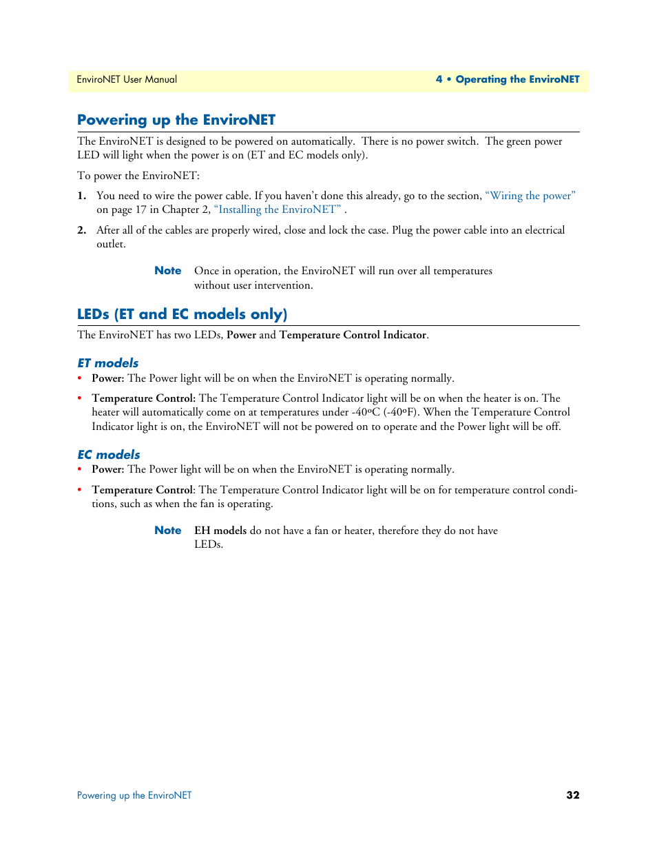 Patton electronic ENVIRONETTM 2100 User Manual | Page 32 / 43