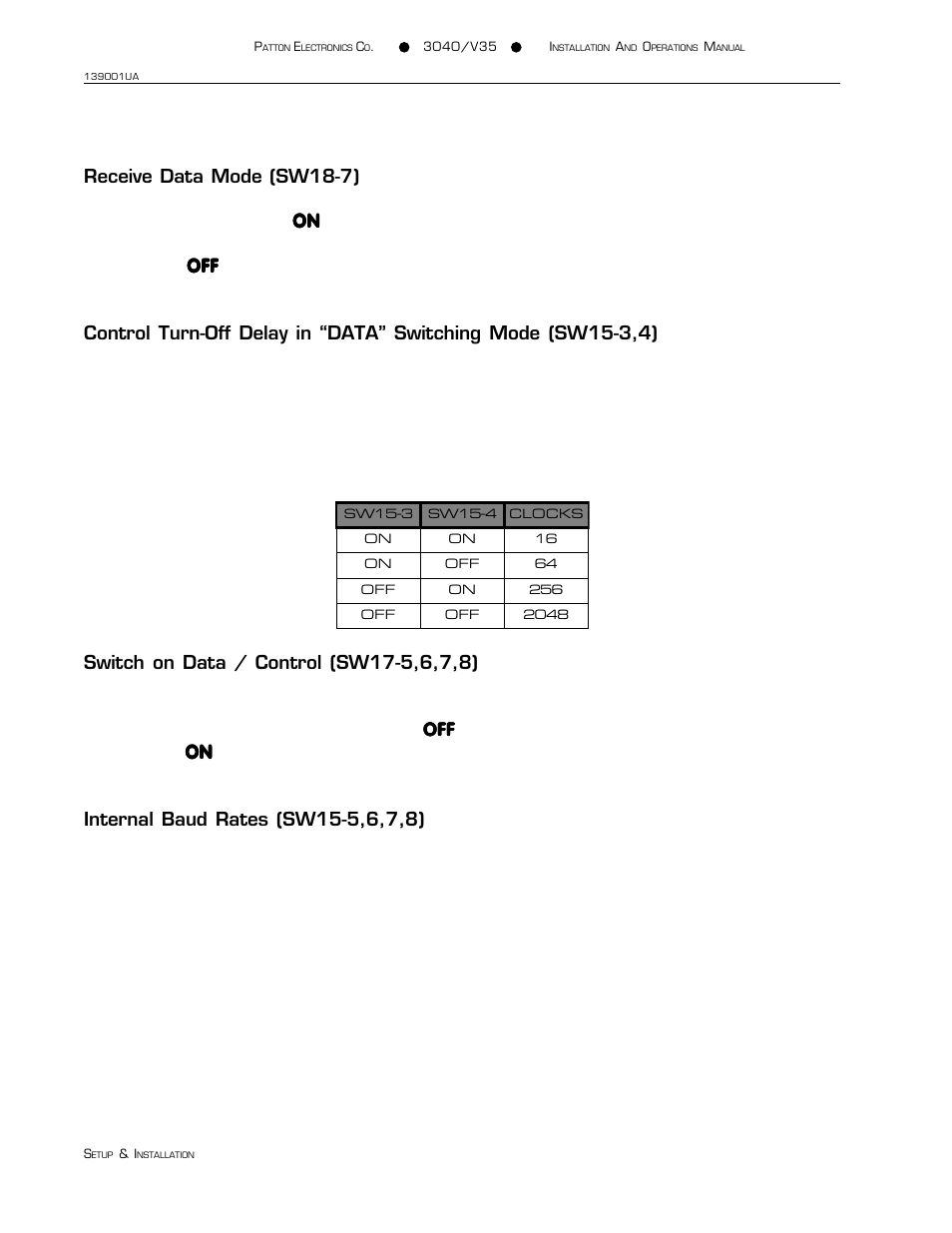 Patton electronic 3040/V35 User Manual | Page 12 / 23