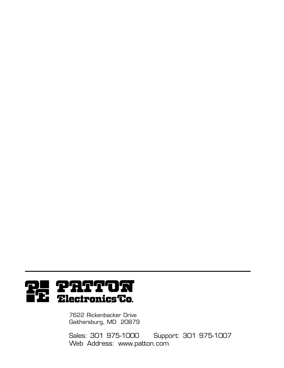 Patton electronic 3040/V35 User Manual | Page 23 / 23