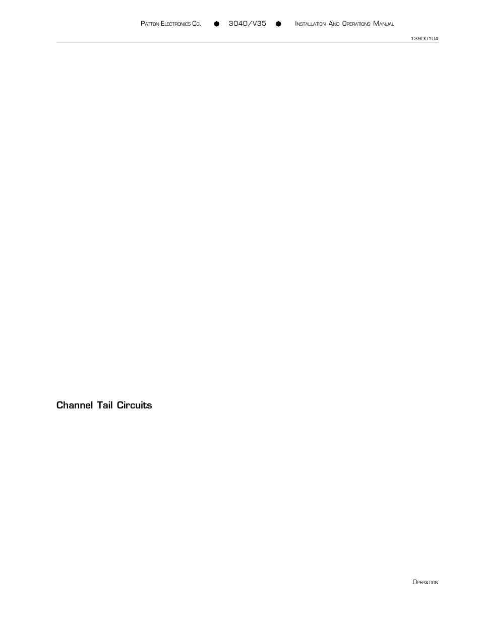 Data transitions, Interface lead | Patton electronic 3040/V35 User Manual | Page 7 / 23