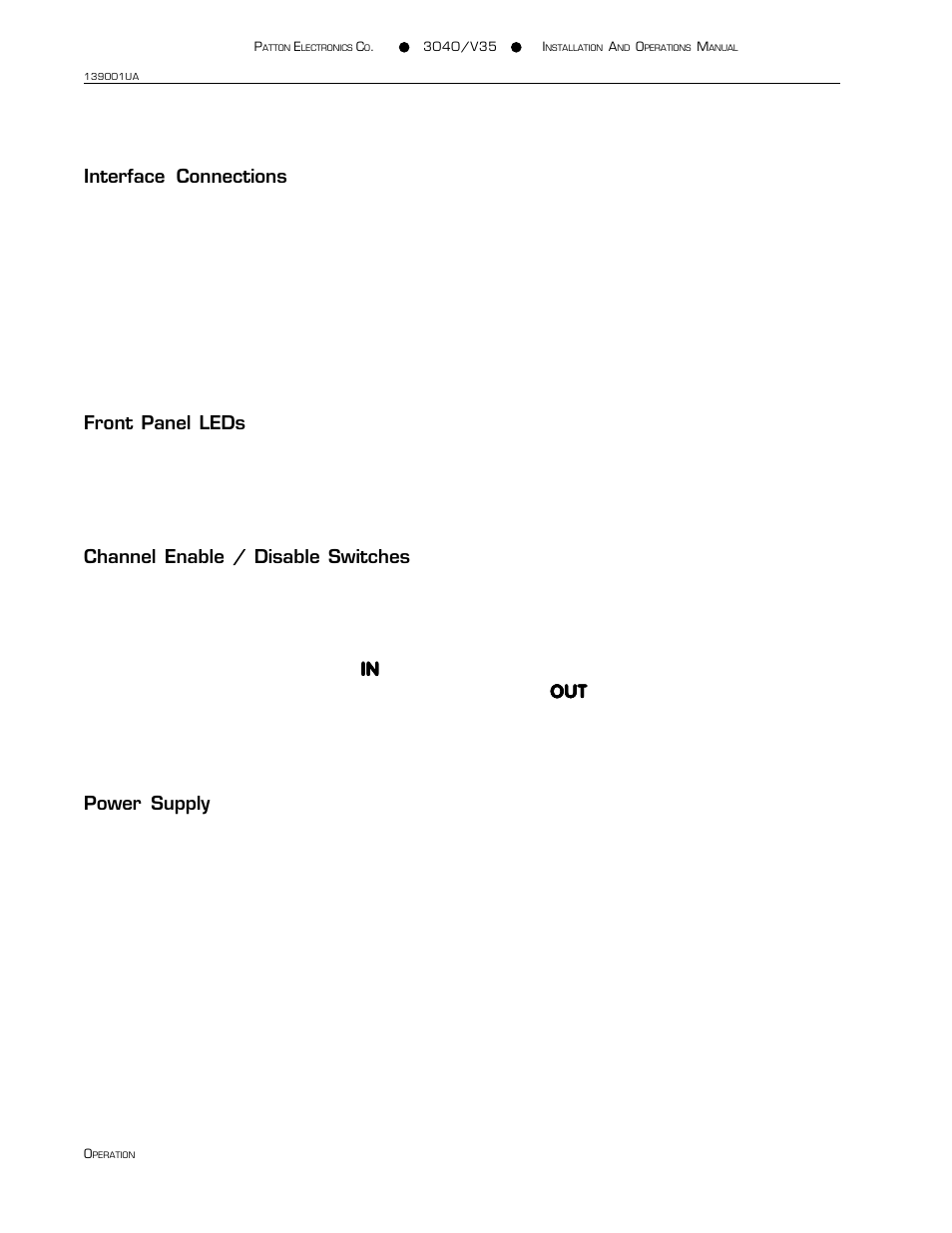 Patton electronic 3040/V35 User Manual | Page 8 / 23