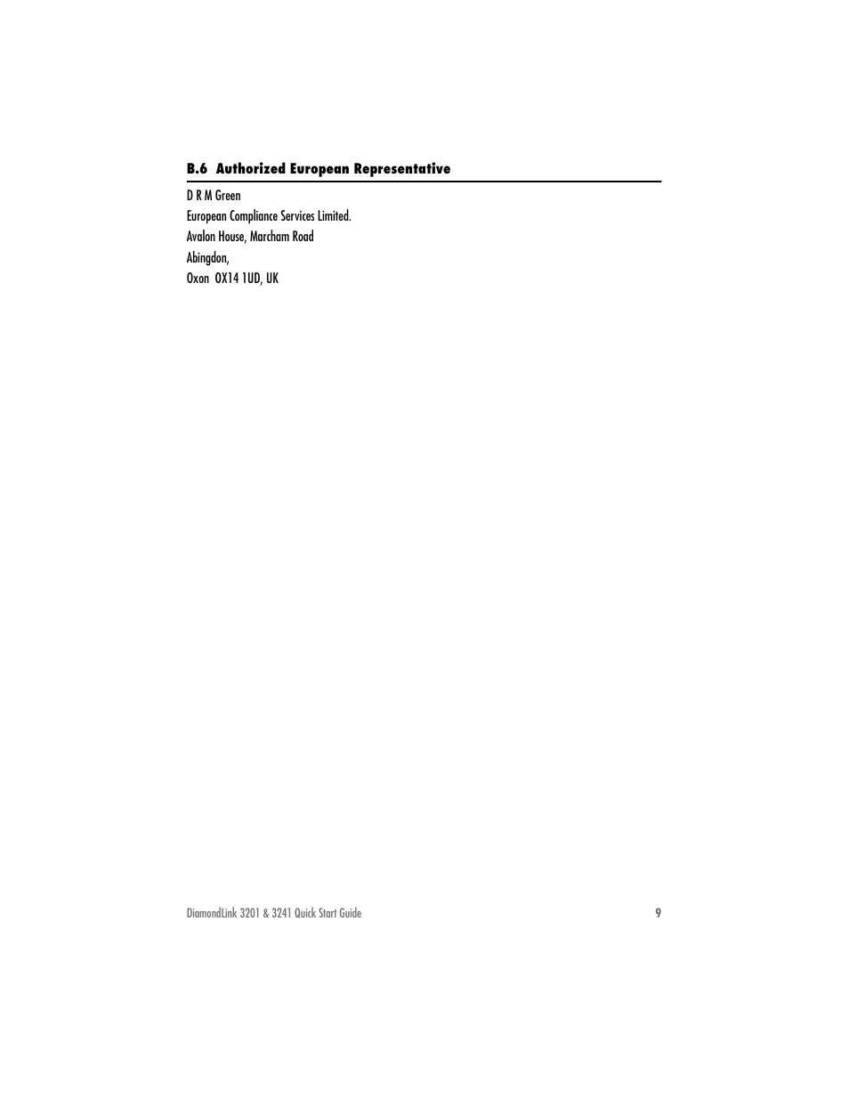 Patton electronic DIAMONDLINK 3201 User Manual | Page 9 / 12
