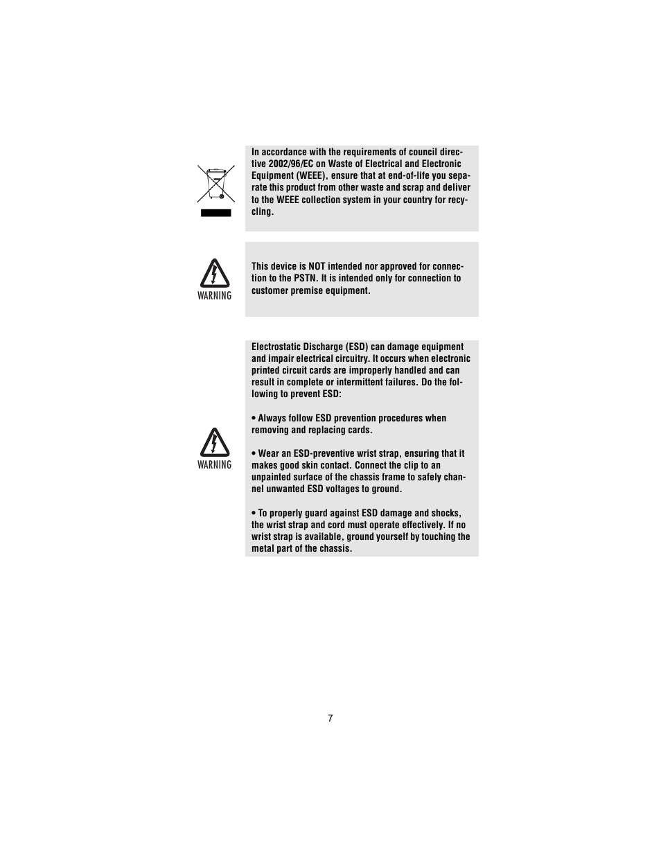 Patton electronic CopperLINK 2158B User Manual | Page 7 / 20