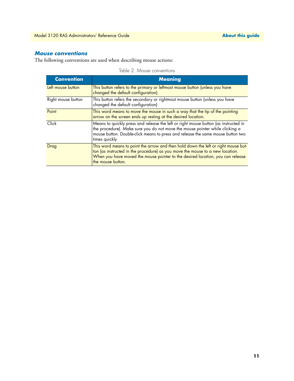 Mouse conventions | Patton electronic 3120 User Manual | Page 11 / 331