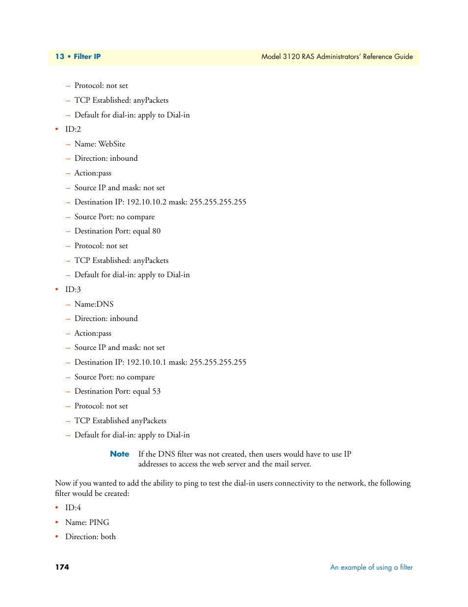 Patton electronic 3120 User Manual | Page 174 / 331