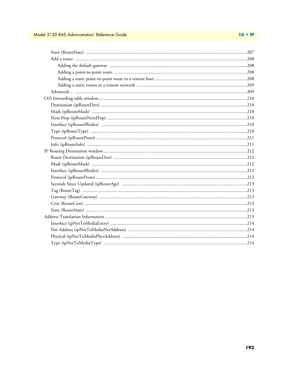 Patton electronic 3120 User Manual | Page 193 / 331