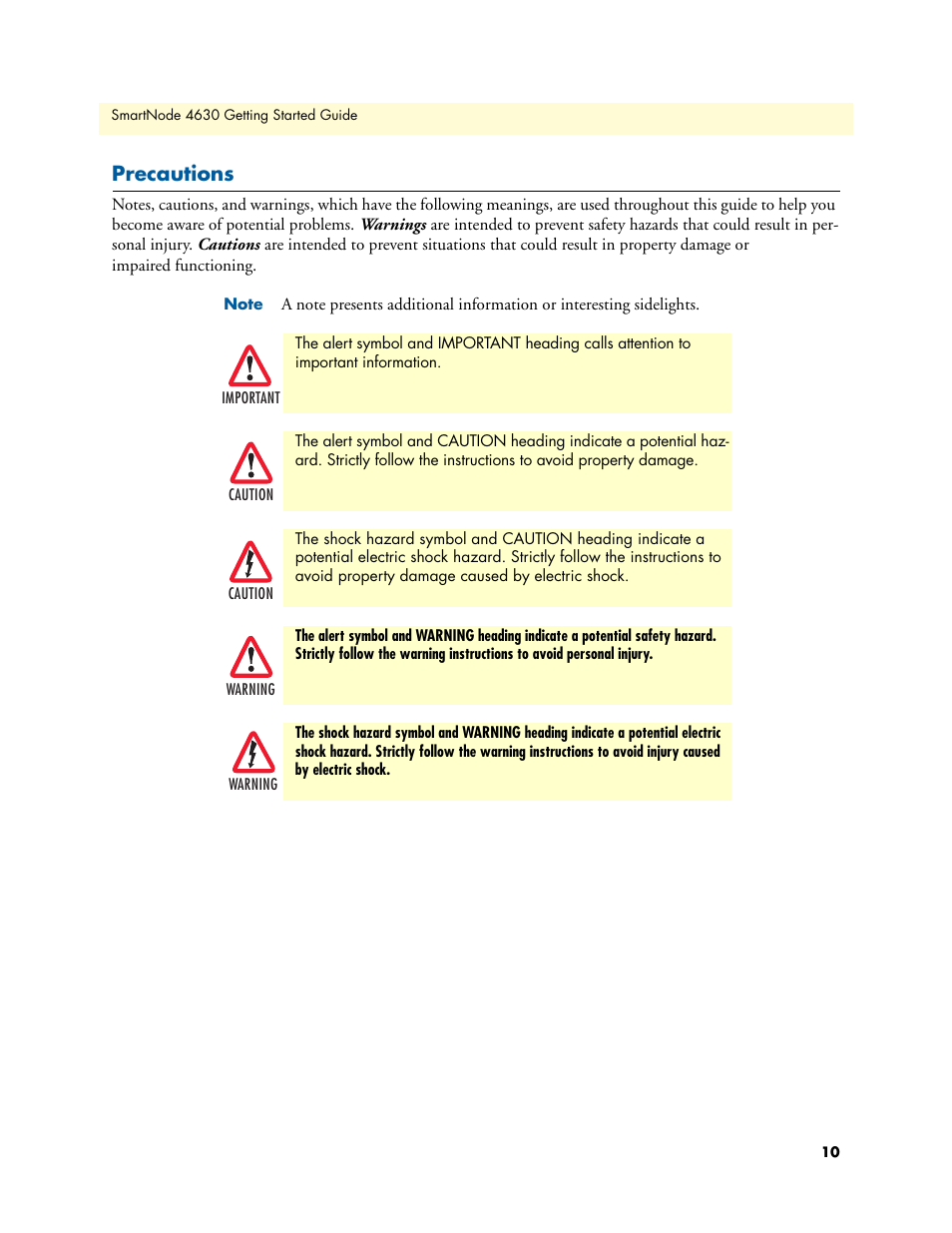 Precautions | Patton electronic 4630 Series User Manual | Page 10 / 54