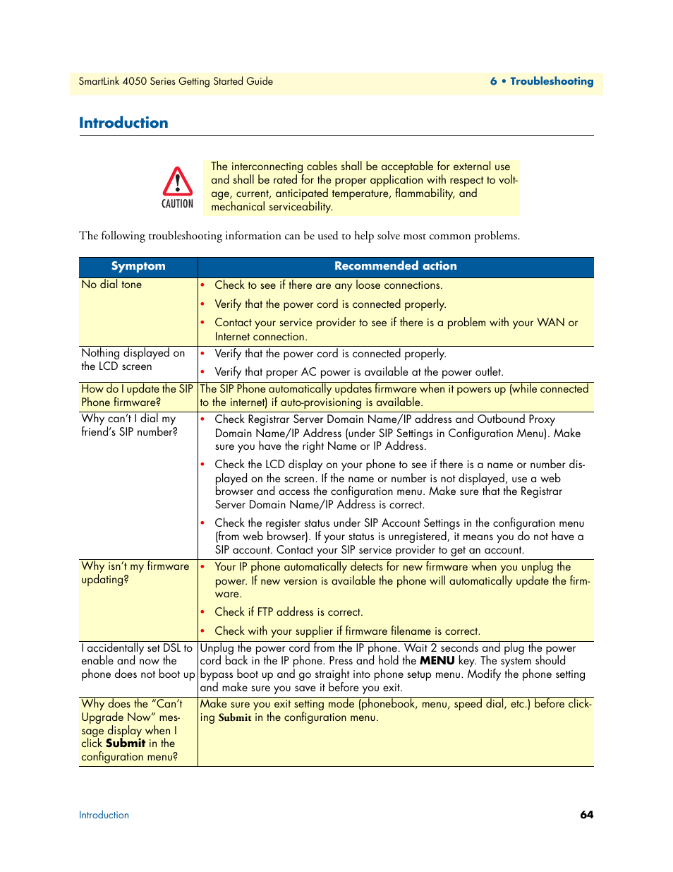 Introduction | Patton electronic SL4050/B2/E User Manual | Page 64 / 79