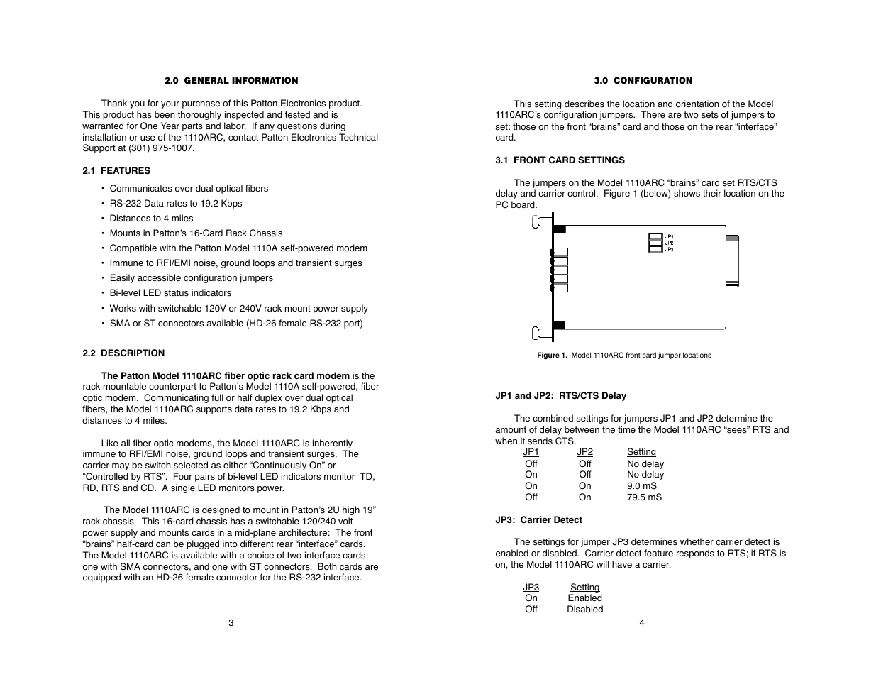 Patton electronic 1110ARC User Manual | Page 5 / 16