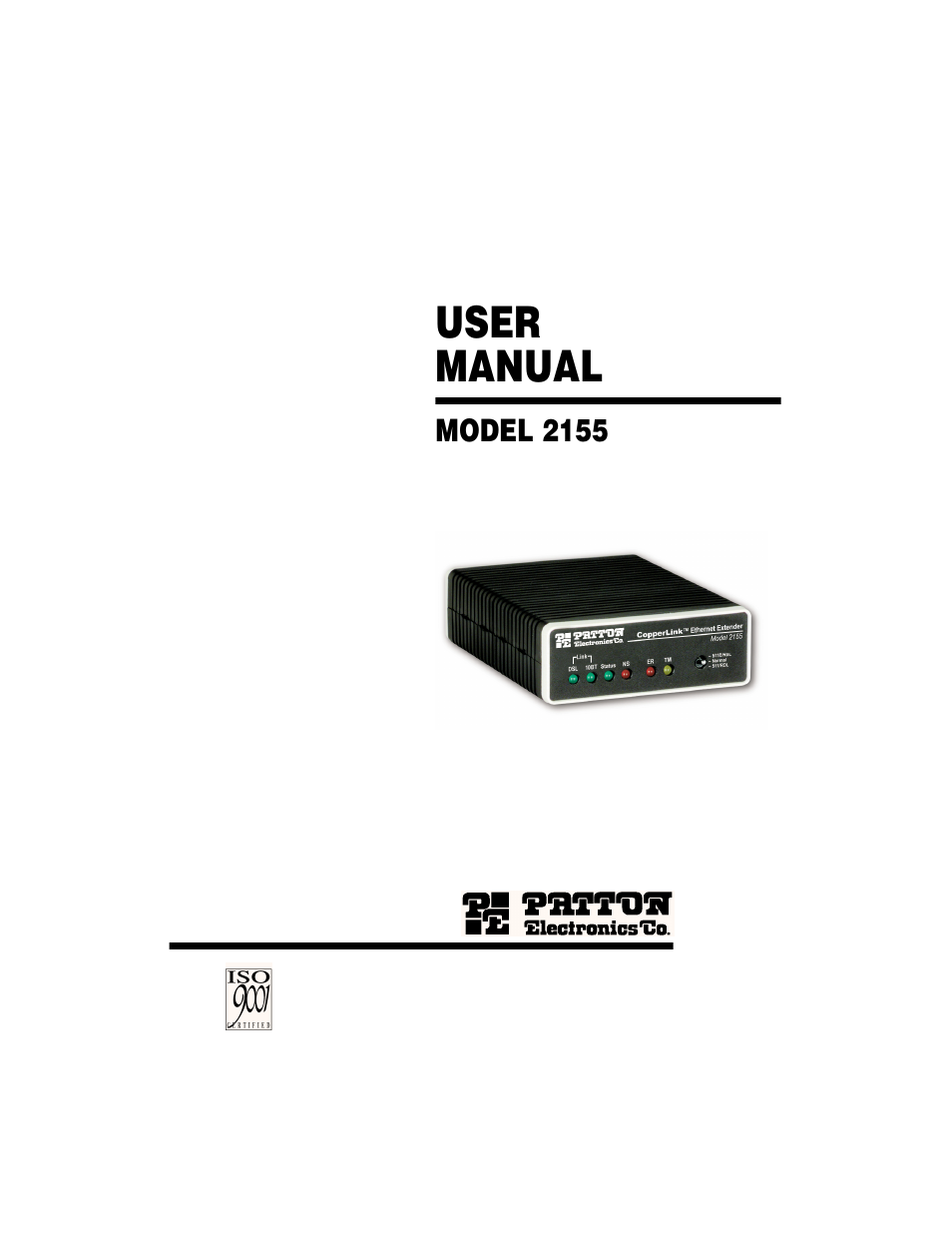 Patton electronic 2155 User Manual | 20 pages