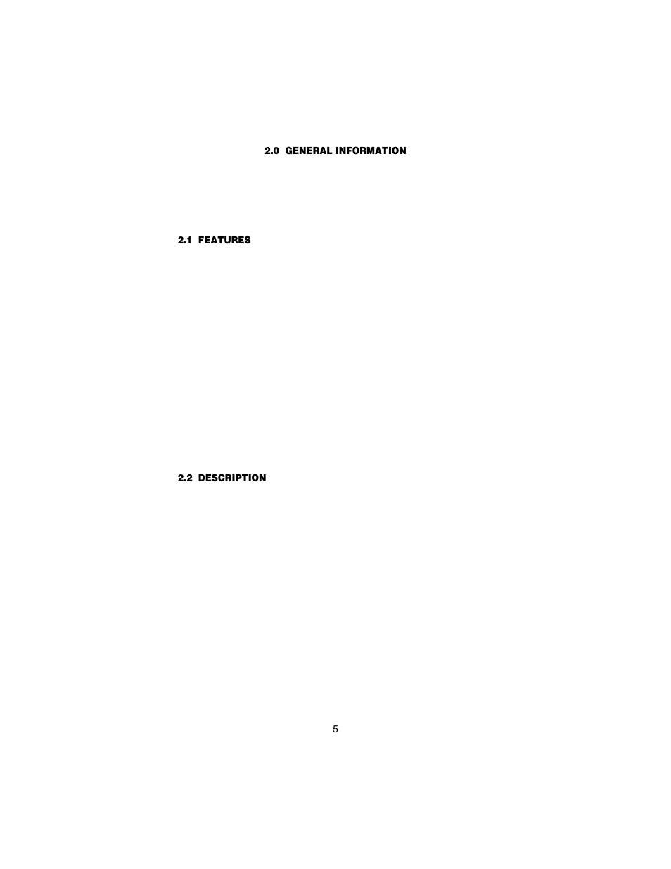 0 general information, 1 features, 2 description | General information, Features, Description | Patton electronic 2155 User Manual | Page 5 / 20