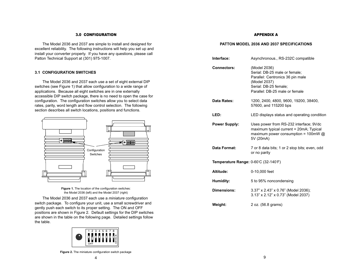 Patton electronic 2037 User Manual | Page 5 / 16