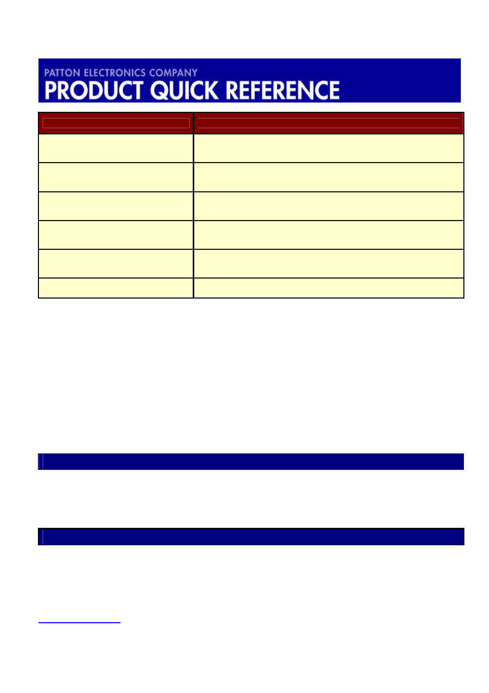 G o c ard | Patton electronic 4110 Series User Manual | Page 7 / 8