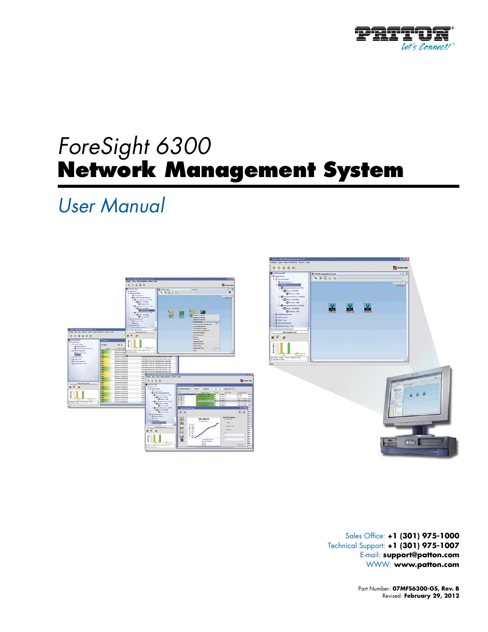 Patton electronic FORESIGHT 6300 User Manual | 145 pages