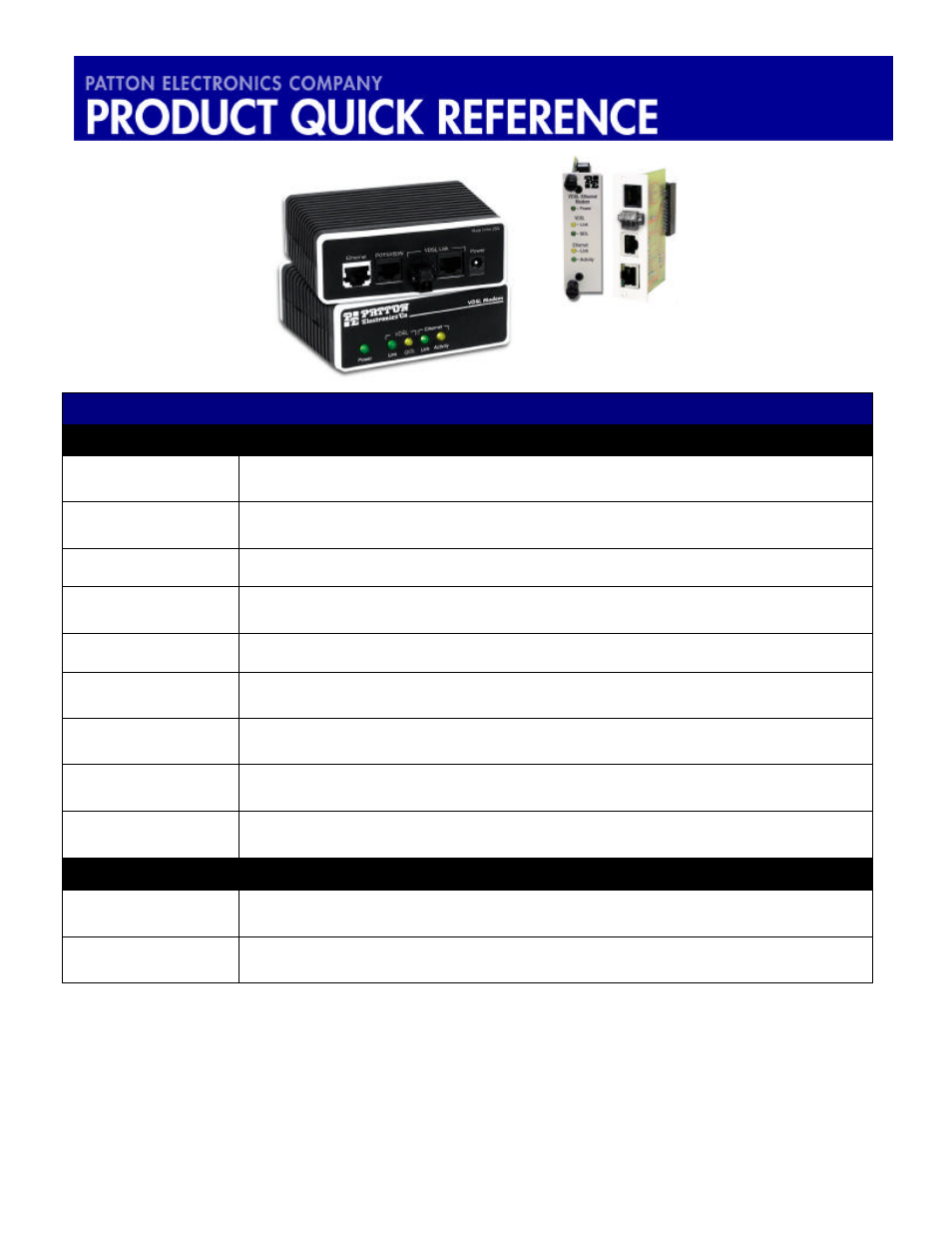 Patton electronic 1058DVRC User Manual | Page 7 / 7