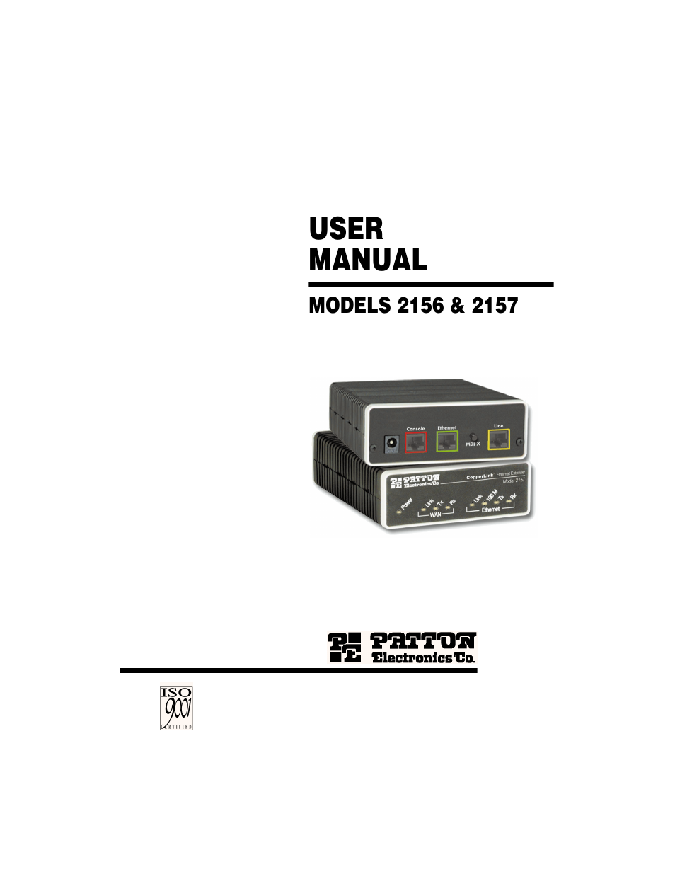 Patton electronic 2156 User Manual | 20 pages