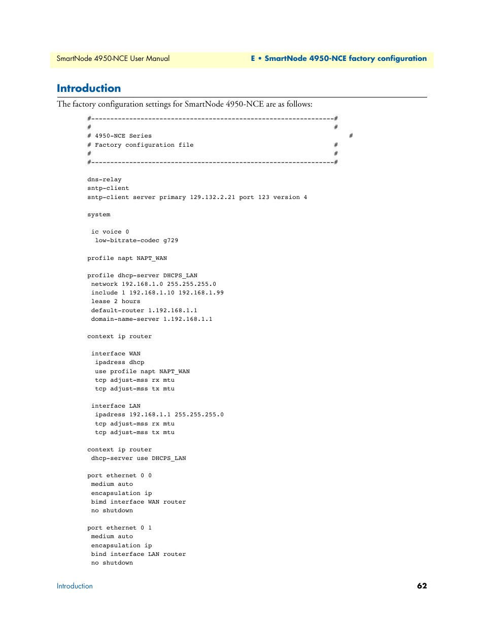 Introduction | Patton electronic SMART NODE 4950-NCE User Manual | Page 62 / 65
