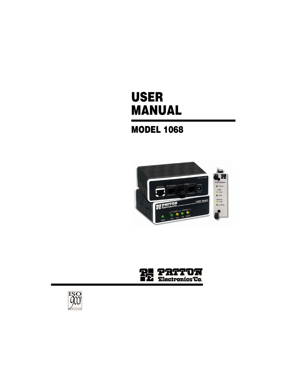 Patton electronic 12168 User Manual | 24 pages