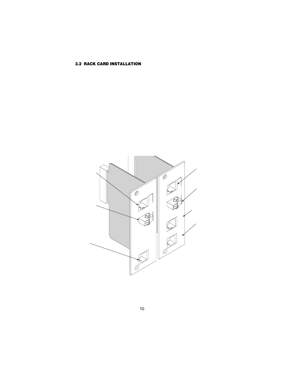 2 rack card installation, Rack card installation, Er to section 3.2 “rack card installation | Patton electronic 12168 User Manual | Page 10 / 24