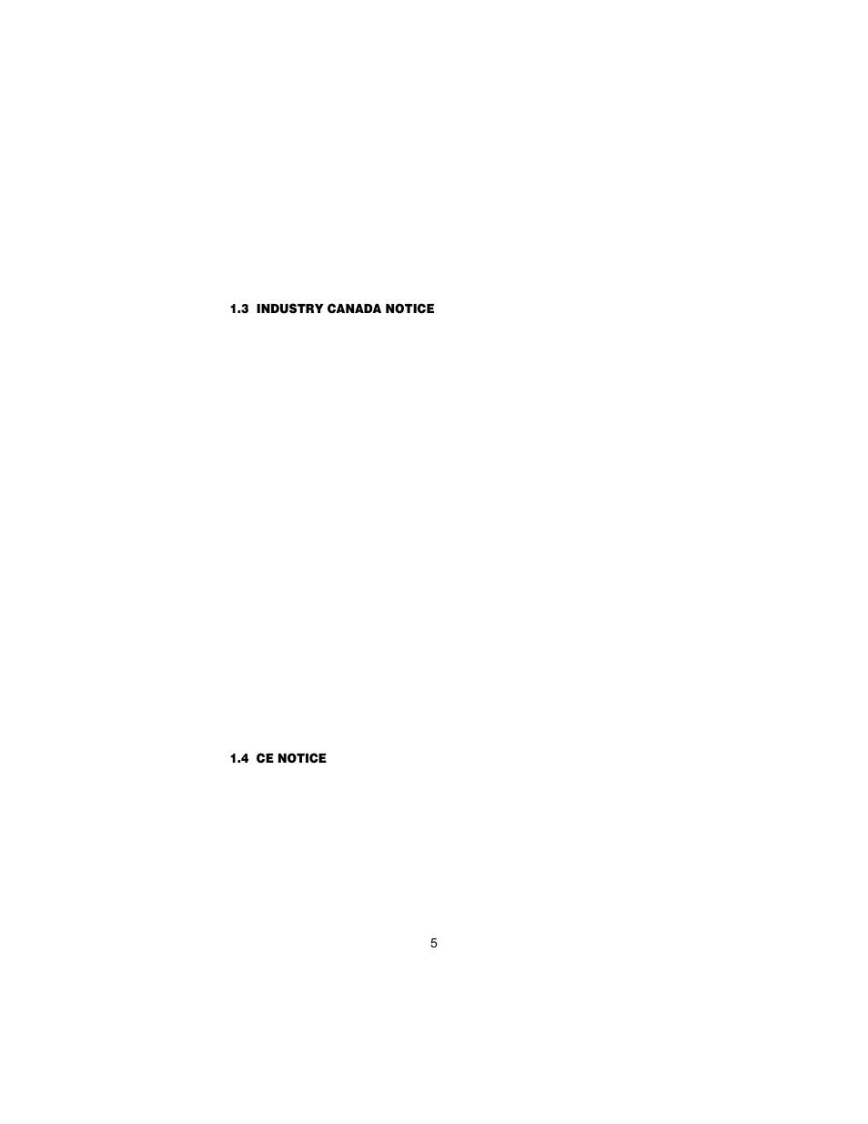 3 industry canada notice, 4 ce notice, Industry canada notice | Ce notice | Patton electronic 3088 User Manual | Page 5 / 48
