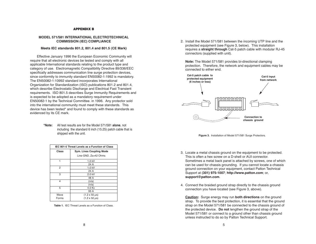 Patton electronic 581 User Manual | Page 9 / 16