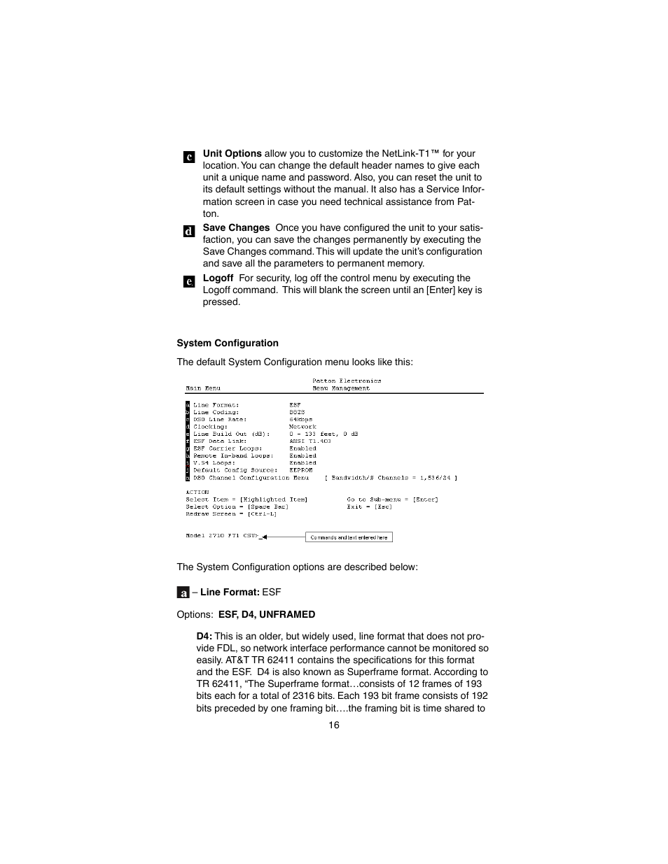 System configuration | Patton electronic 2710 User Manual | Page 16 / 44