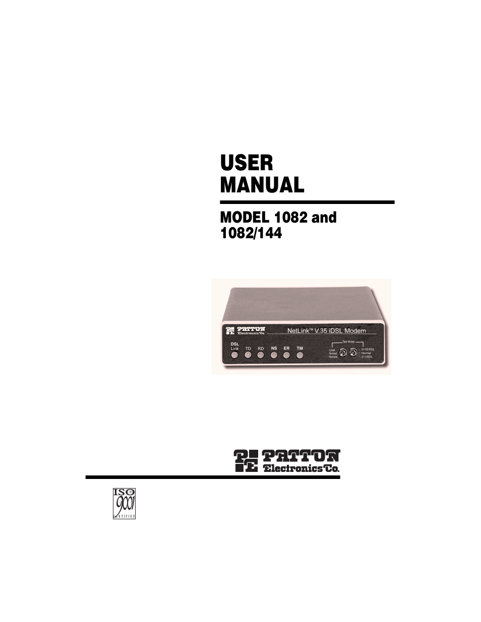 Patton electronic 1082 User Manual | 32 pages