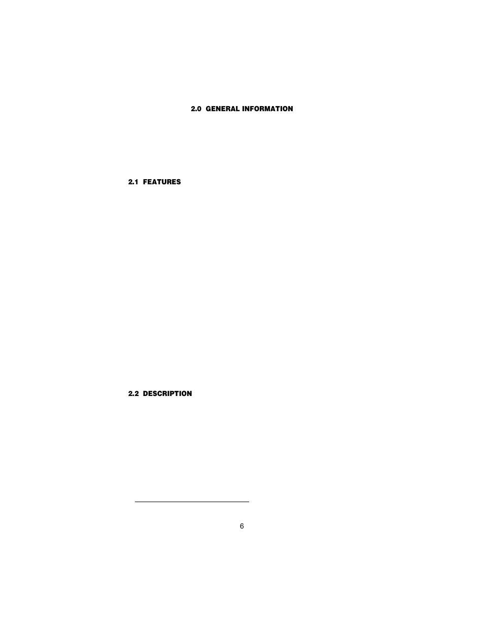 0 general information, 1 features, 2 description | Patton electronic 1082 User Manual | Page 6 / 32