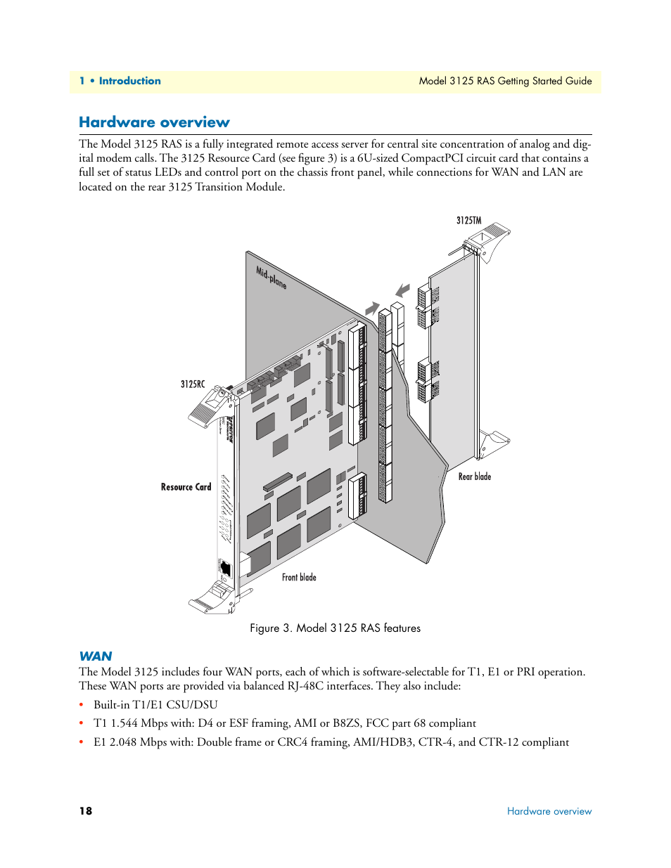 Hardware overview | Patton electronic ForeFront 3125 User Manual | Page 18 / 65