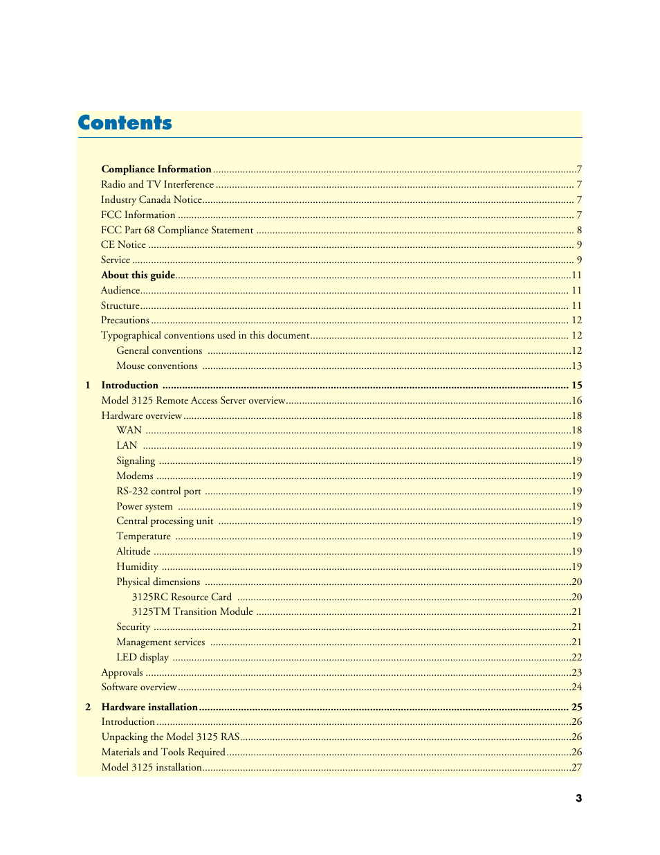 Patton electronic ForeFront 3125 User Manual | Page 3 / 65