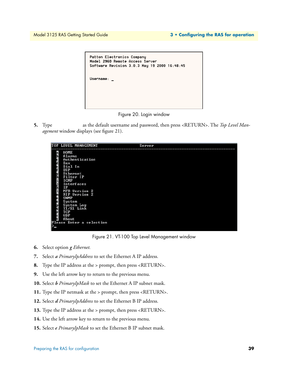 Patton electronic ForeFront 3125 User Manual | Page 39 / 65