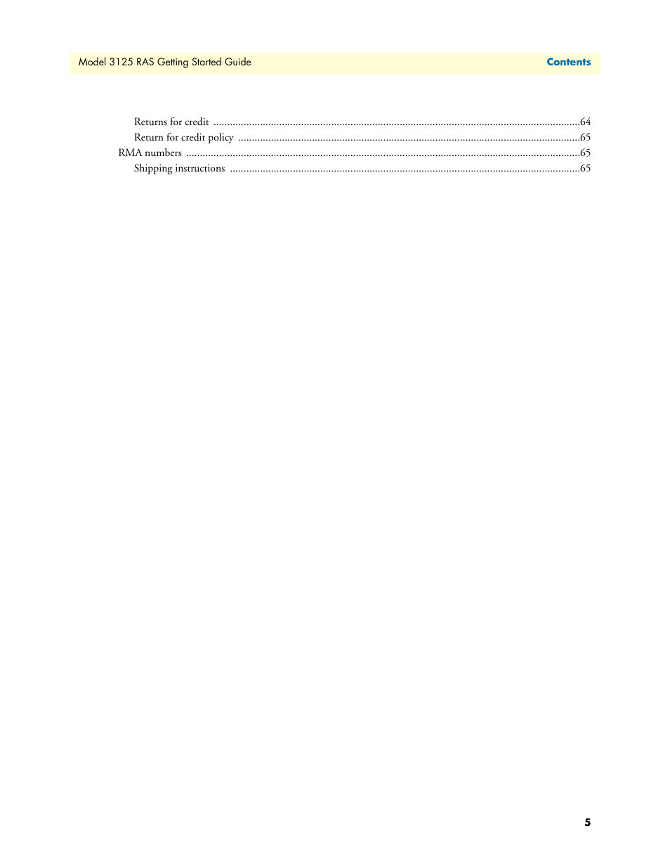 Patton electronic ForeFront 3125 User Manual | Page 5 / 65