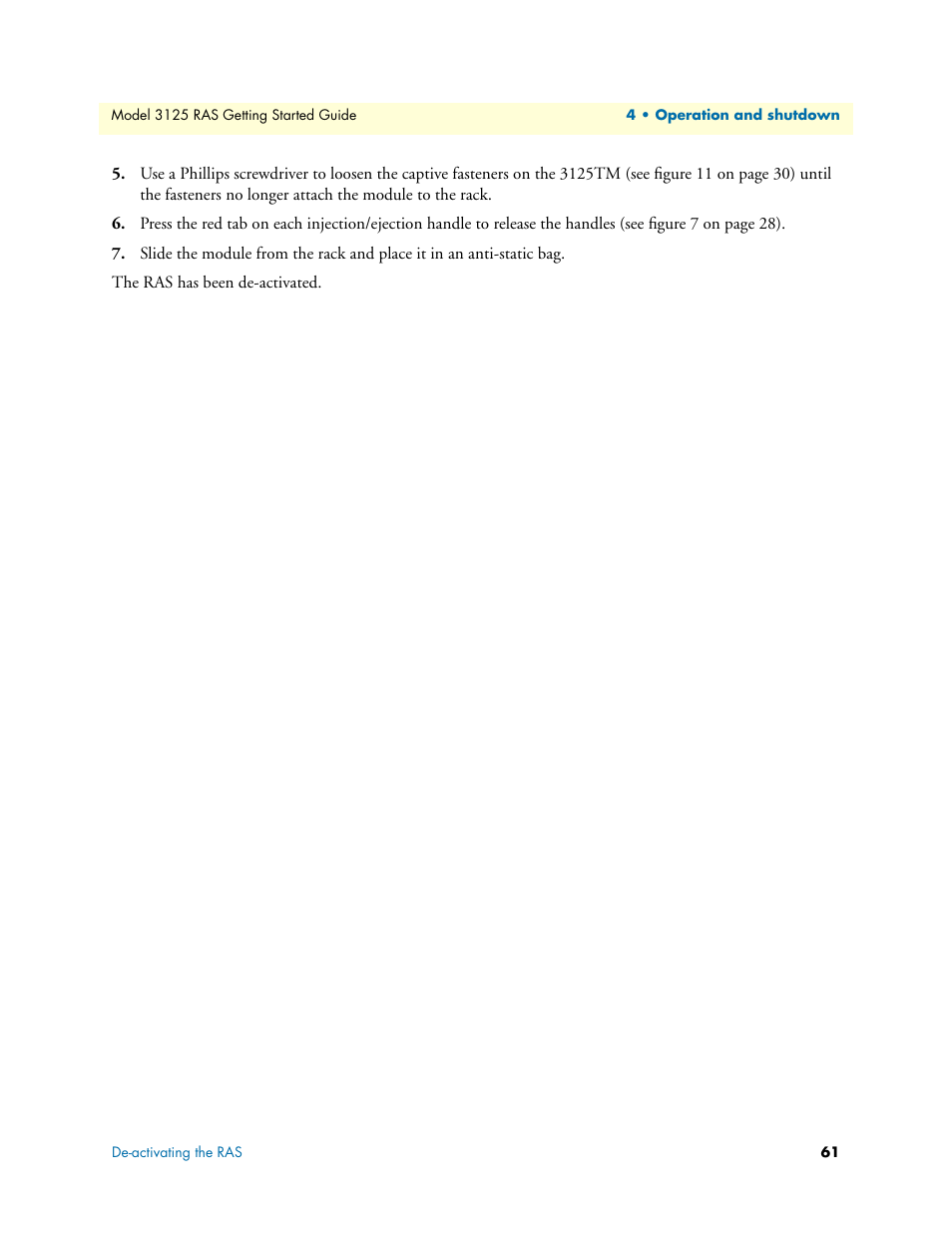 Patton electronic ForeFront 3125 User Manual | Page 61 / 65