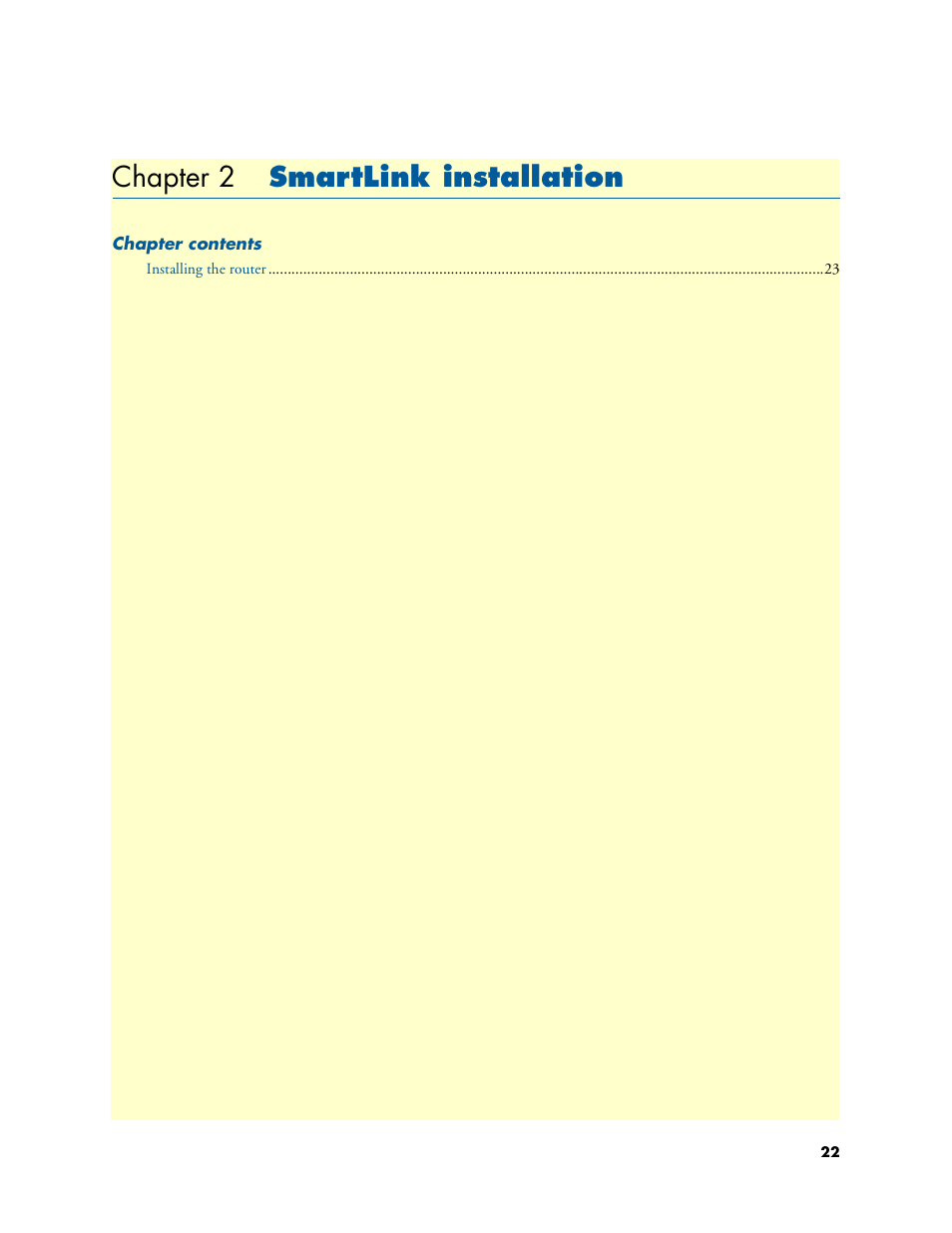 Chapter 2 smartlink installation, Smartlink installation, Chapter 2 | Patton electronic SL4020 User Manual | Page 22 / 97