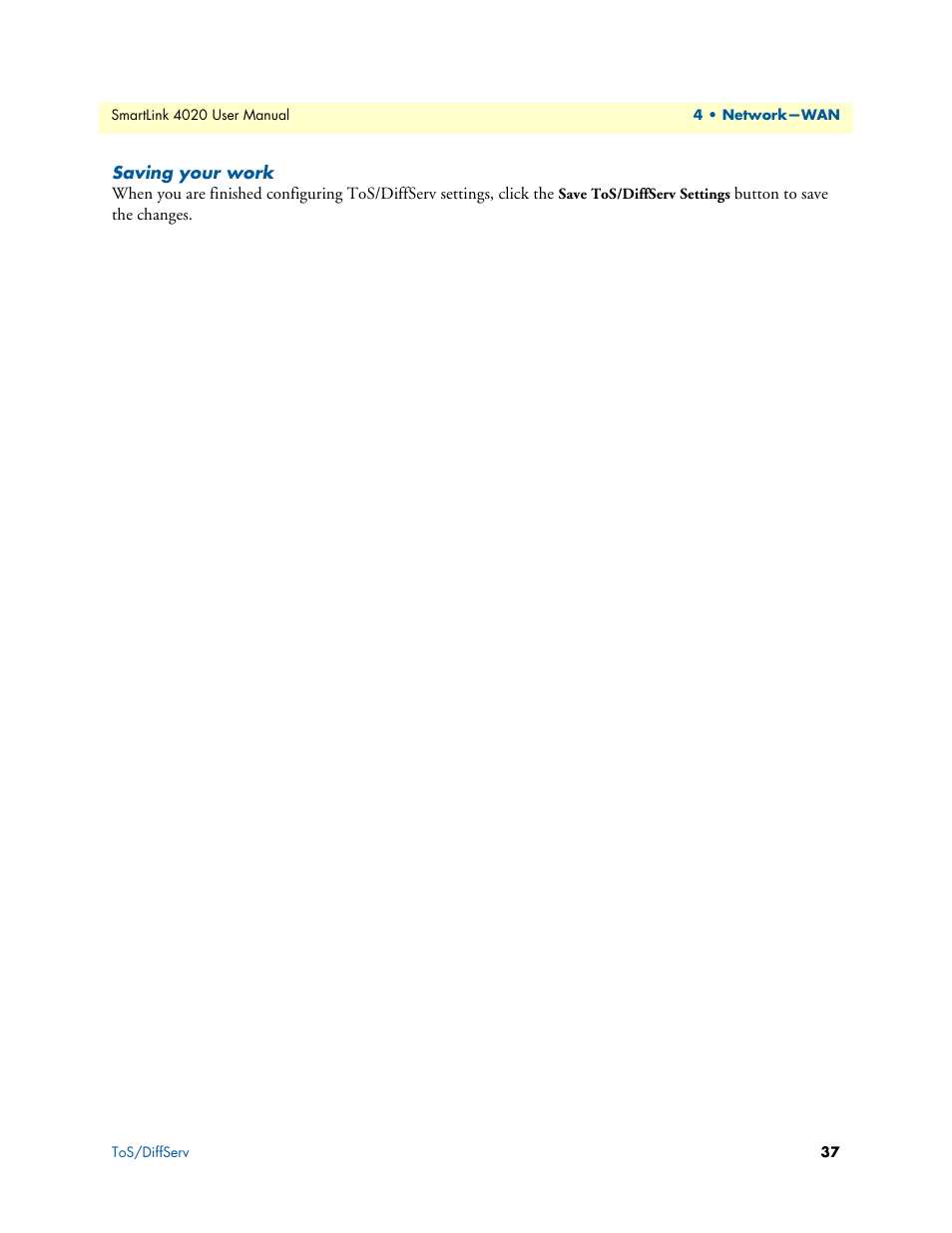 Saving your work | Patton electronic SL4020 User Manual | Page 37 / 97