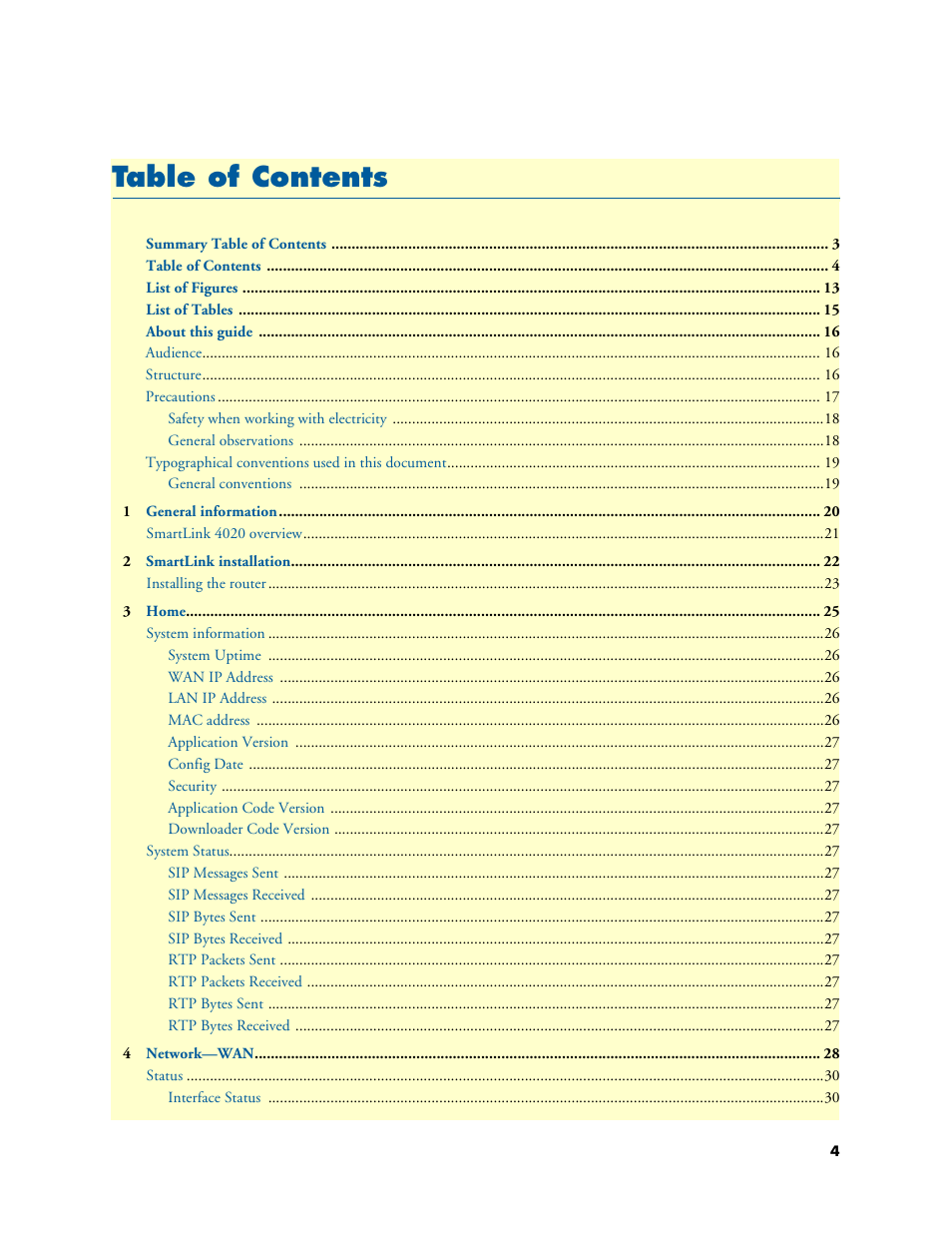 Patton electronic SL4020 User Manual | Page 4 / 97
