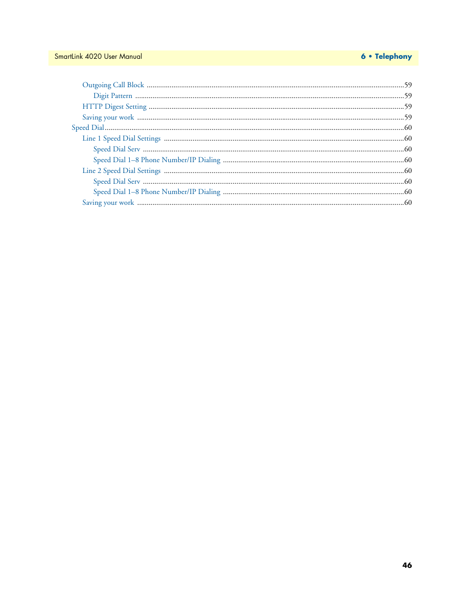 Patton electronic SL4020 User Manual | Page 46 / 97