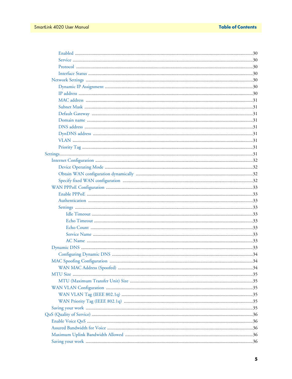 Patton electronic SL4020 User Manual | Page 5 / 97