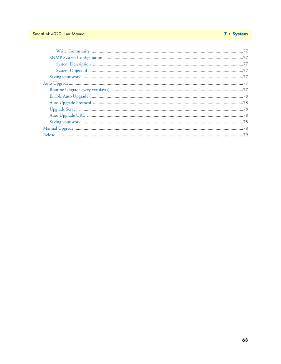 Patton electronic SL4020 User Manual | Page 63 / 97